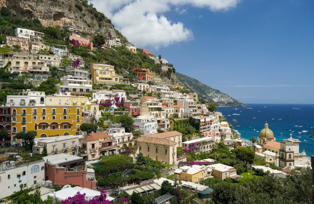 Kaart Italië Amalfi kust: dorpen, routes en bezienswaardigheden